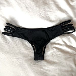 Midori Bikini Black Tavarua Bottoms Medium